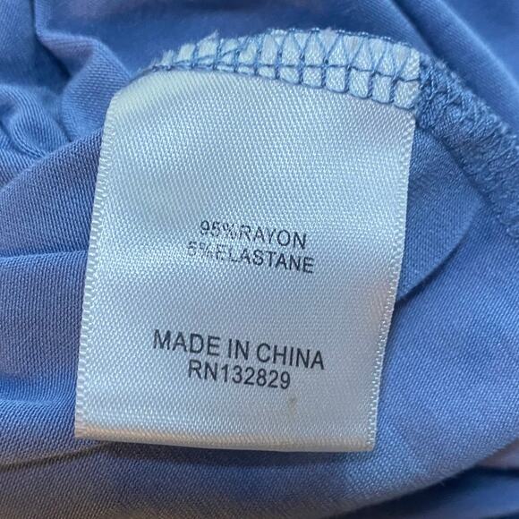 Privacy Please Romper Dress Sleeveless Tie Wrap Front Cutout Bodice Light Blue L - Picture 11 of 11